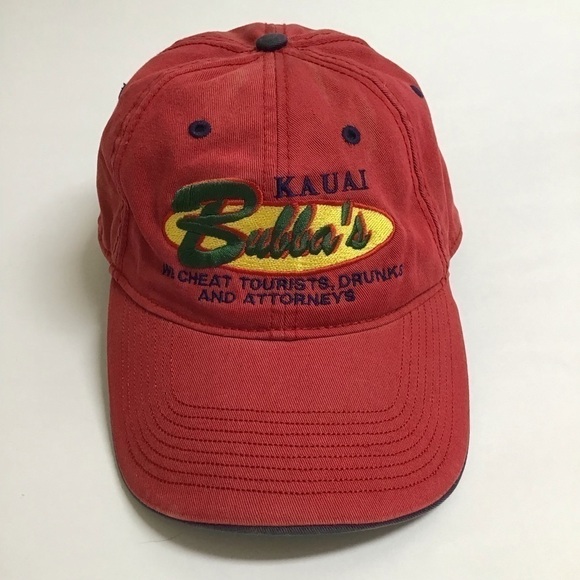 Bubba’s Other - Bubba's Kauai Hawaii Hat Cheat Cap Ouray Sportswear Adjusts 100% Cotton Retro